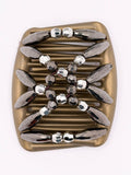 Majestic Charcoal & Silver Hair Comb