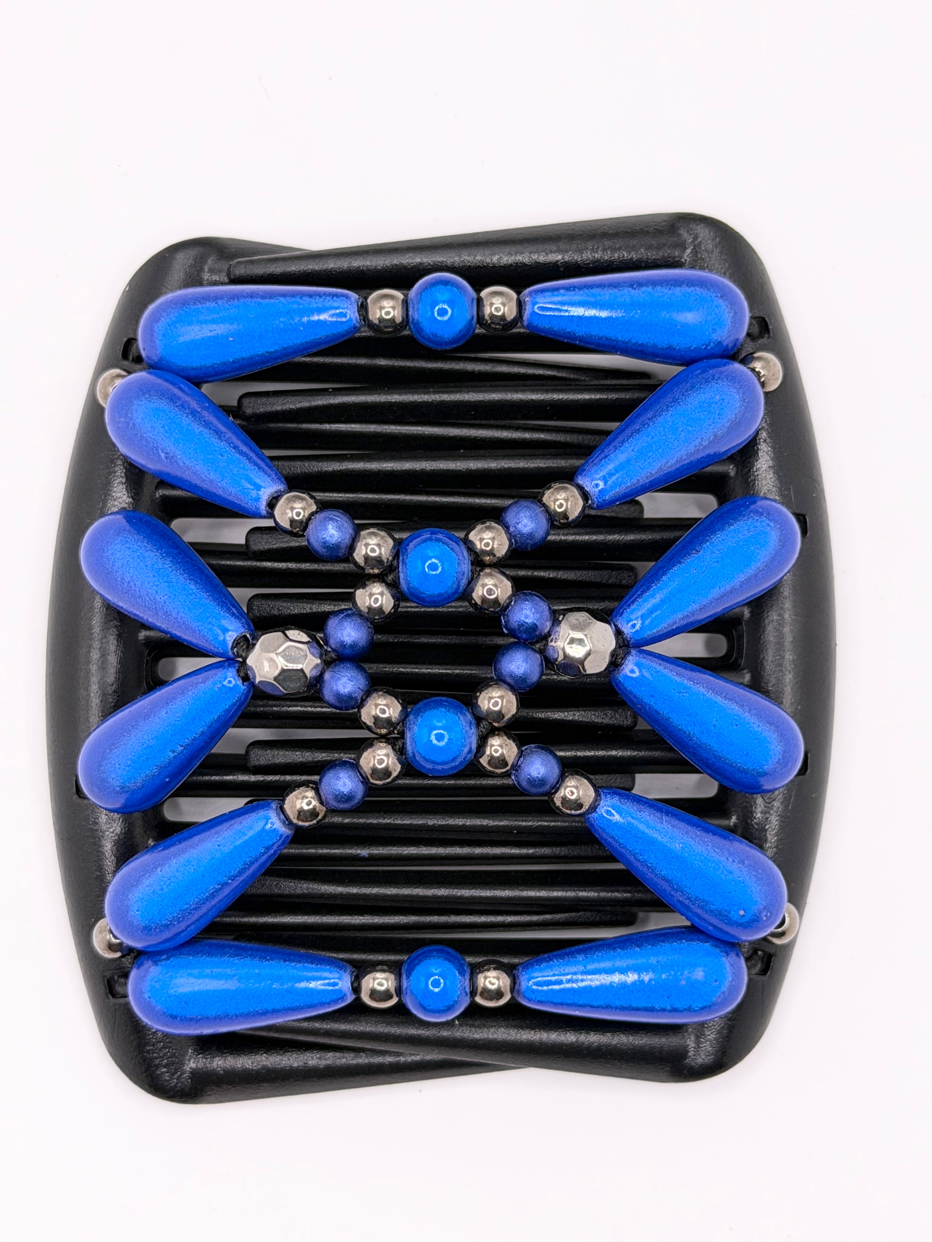 Miracle Blue Silver Black Comb