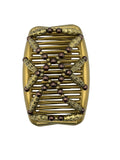 Vintage Gold & Bronze Hair Comb