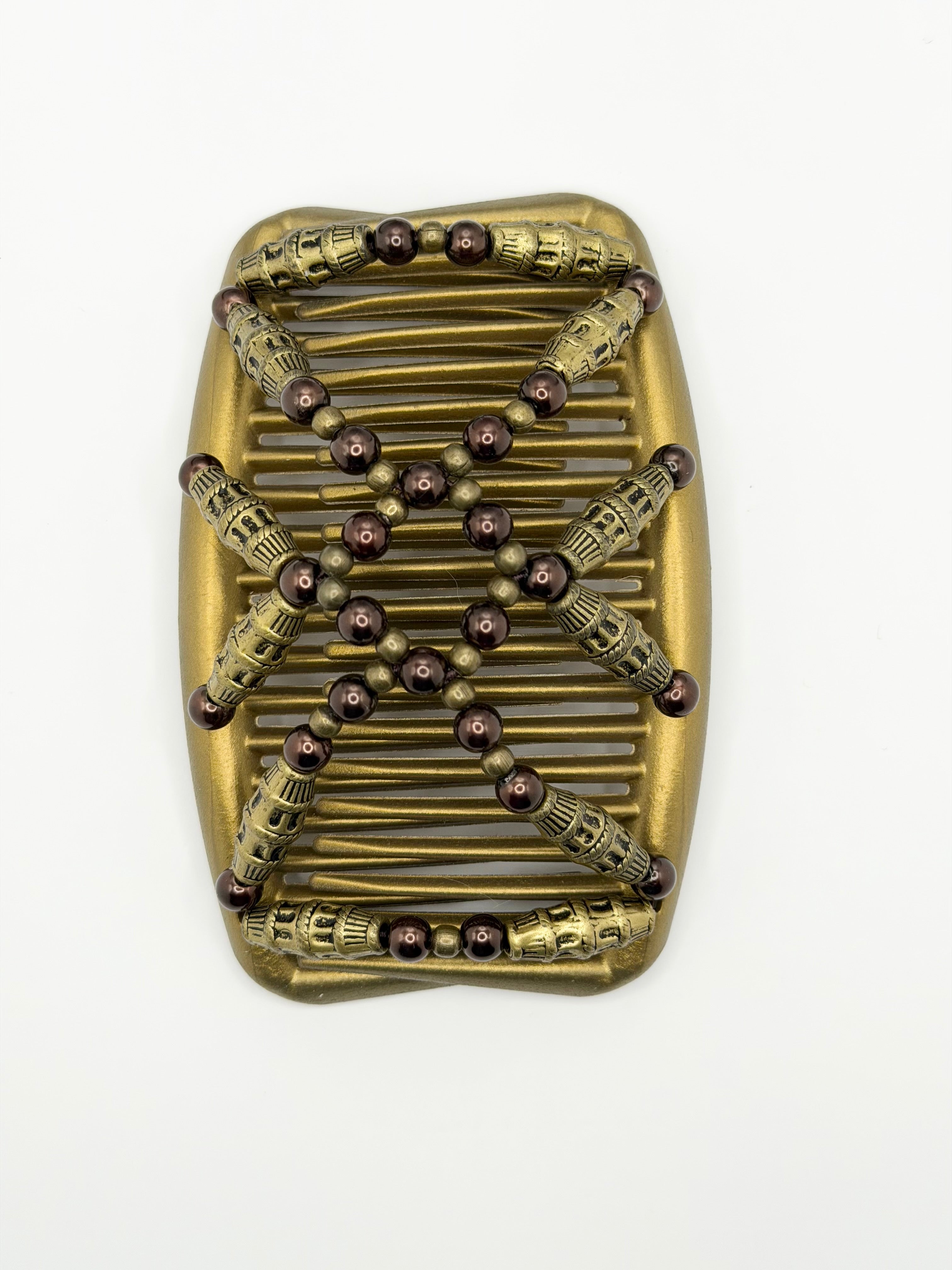 Vintage Gold Bronze Gold Comb