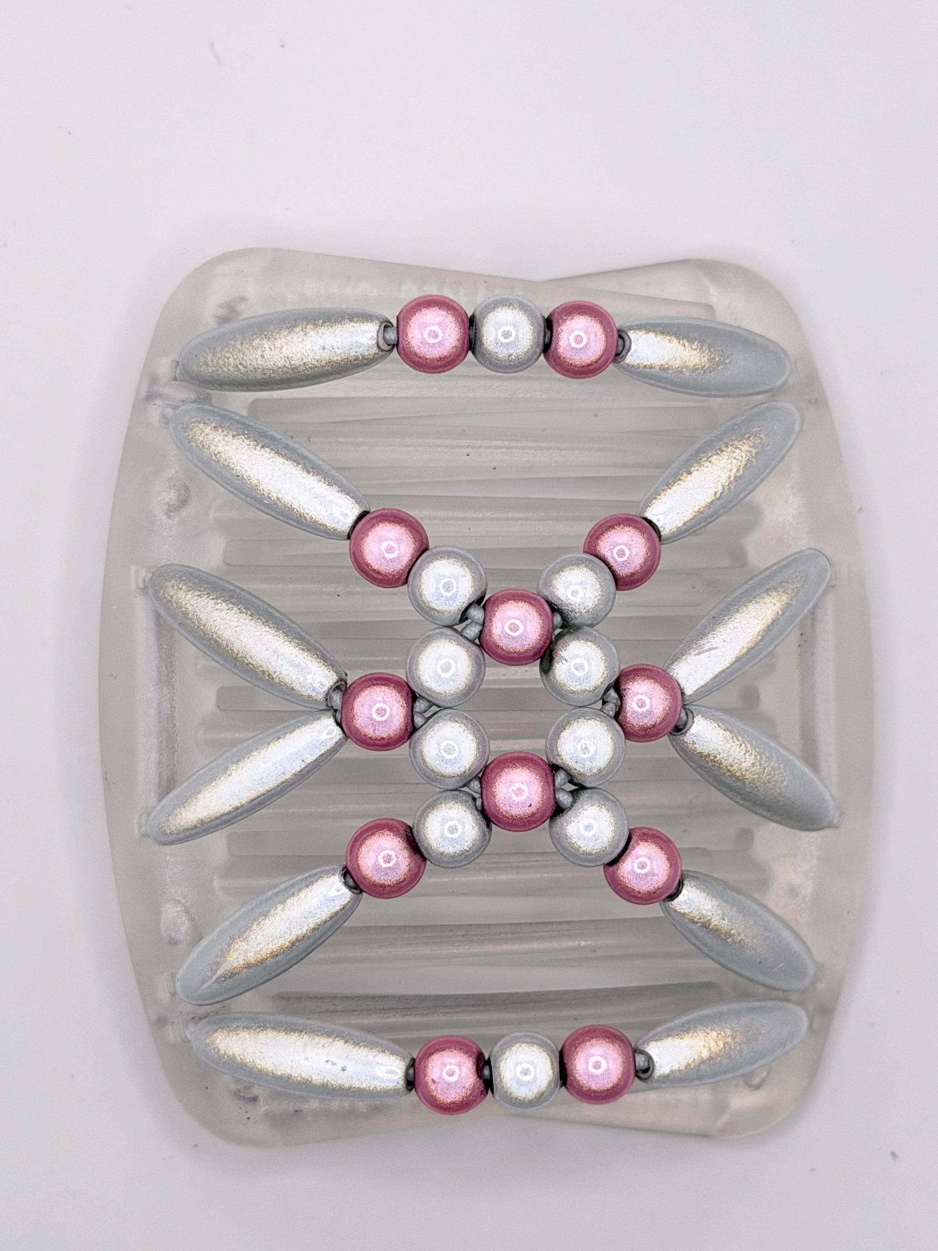 Miracle White and Pink Clear comb