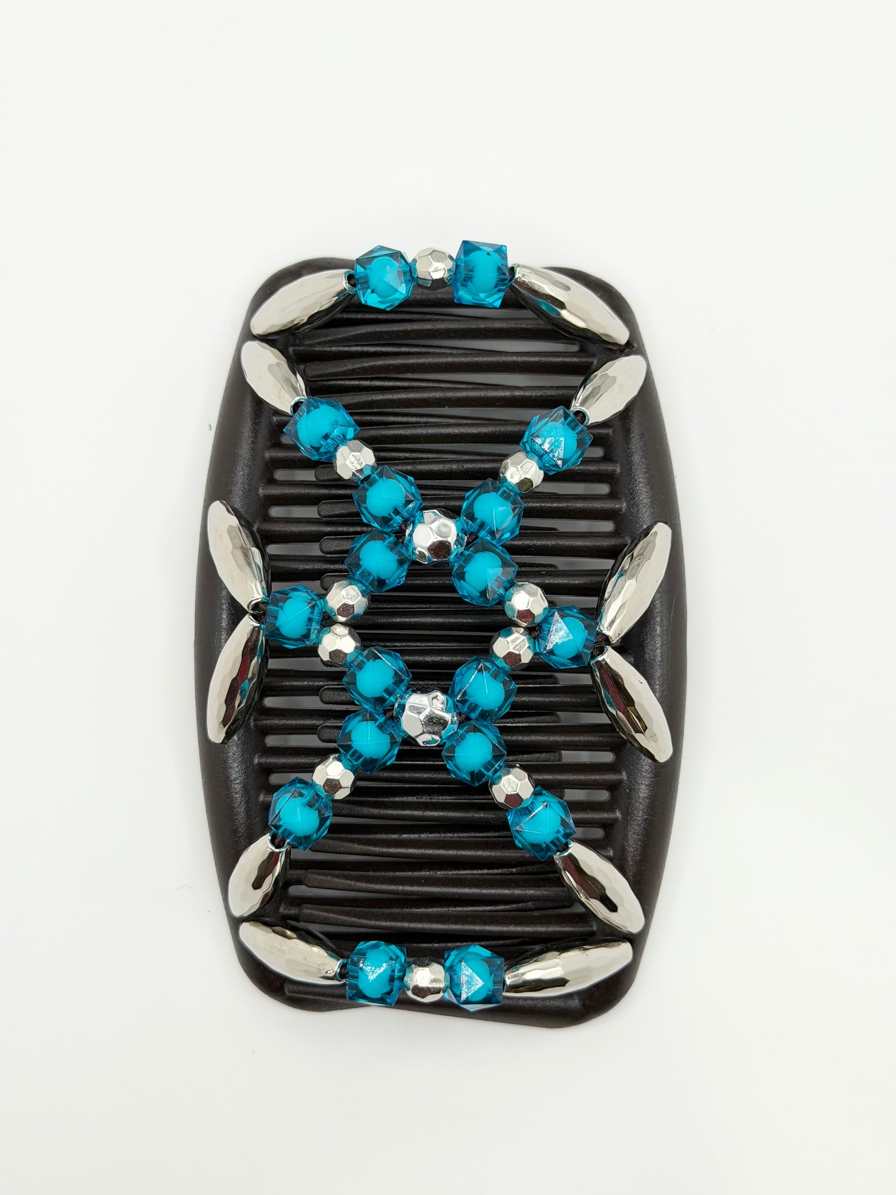 Majestic Silver/Turquoise Brown Comb