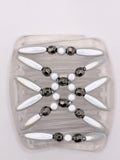 Miracle White & Charcoal Hair Comb