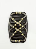 Majestic Charcoal & Gold Hair Comb