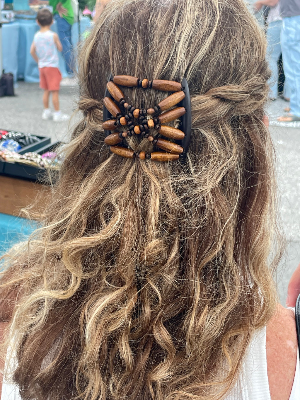 Wood Brown Hair Comb