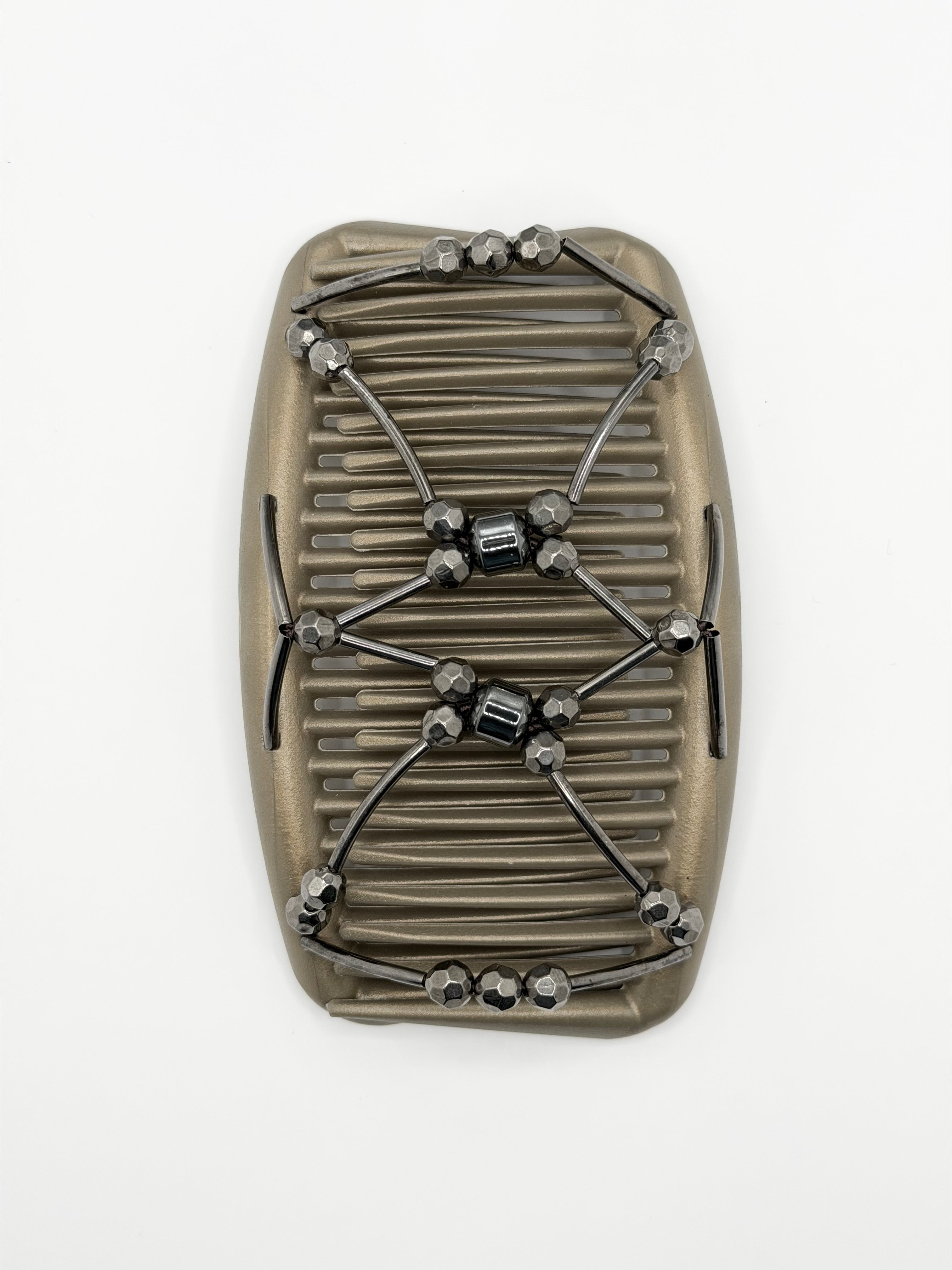 Tuby Charcoal Gold Comb