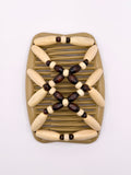 Wood Cream & Brown Hair Comb