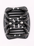 Pearl Black & Silver Hair Comb