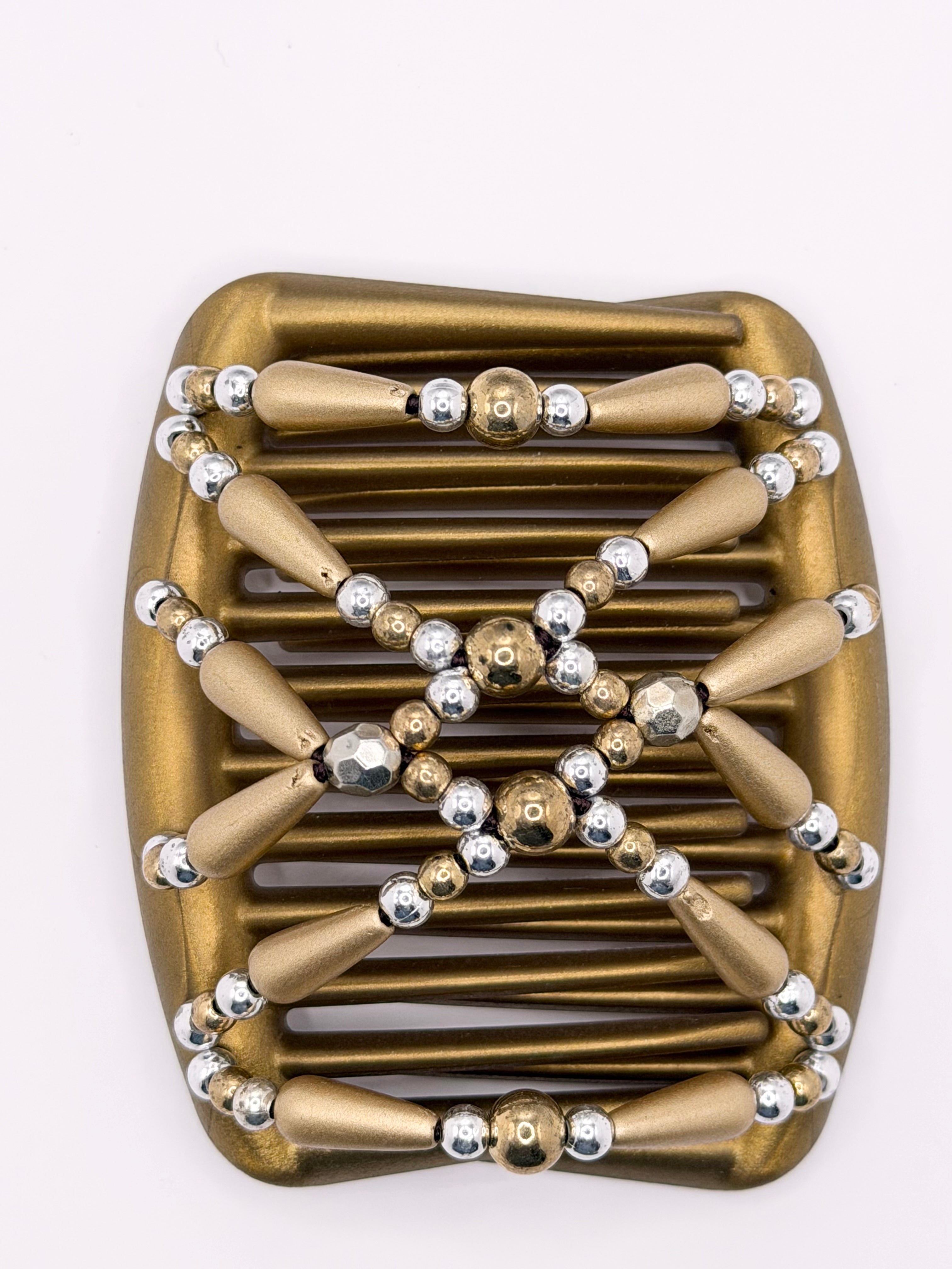  Pearl Gold Silver Gold Comb