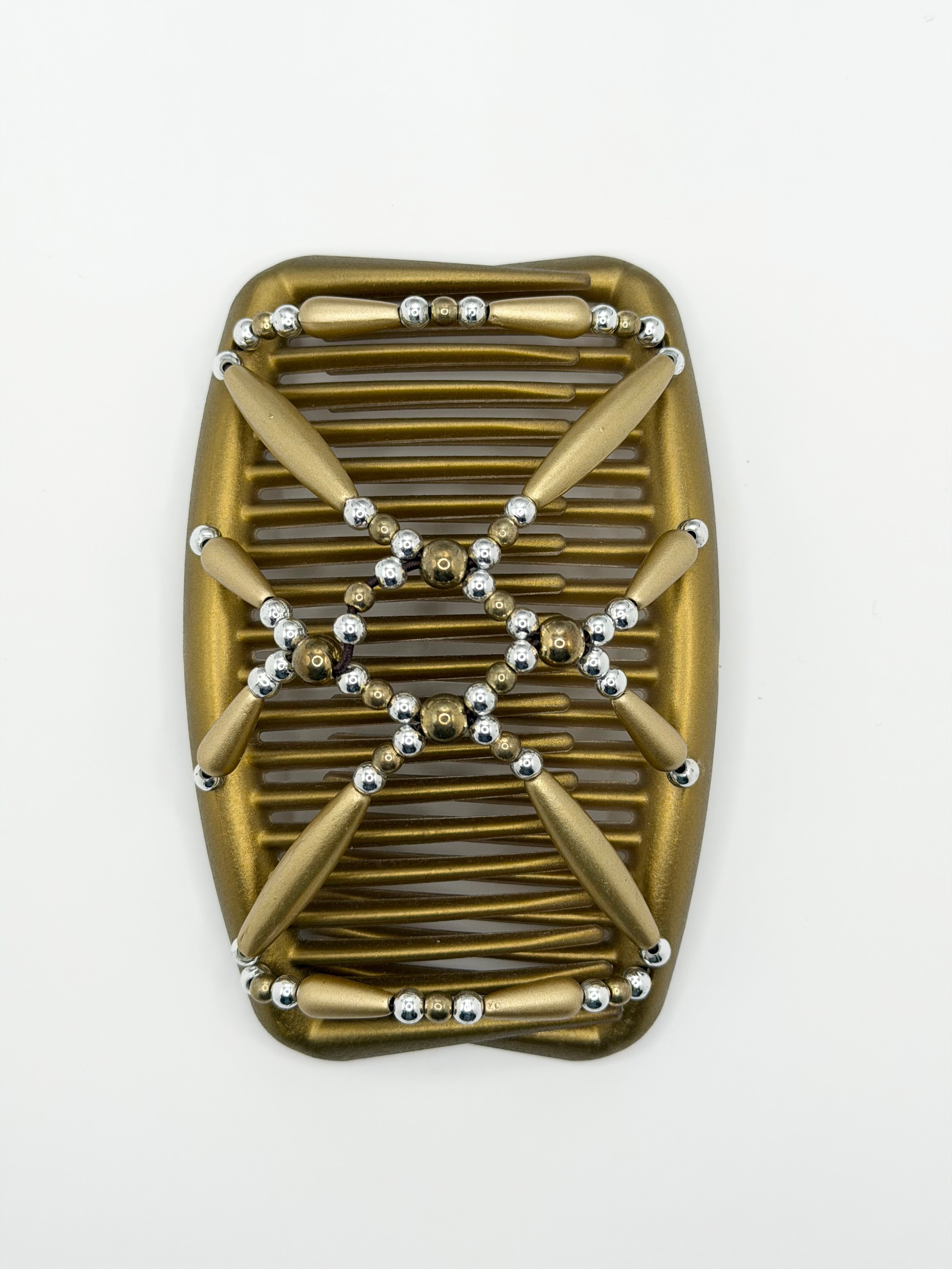 Pearl Gold and Silver Gold Comb