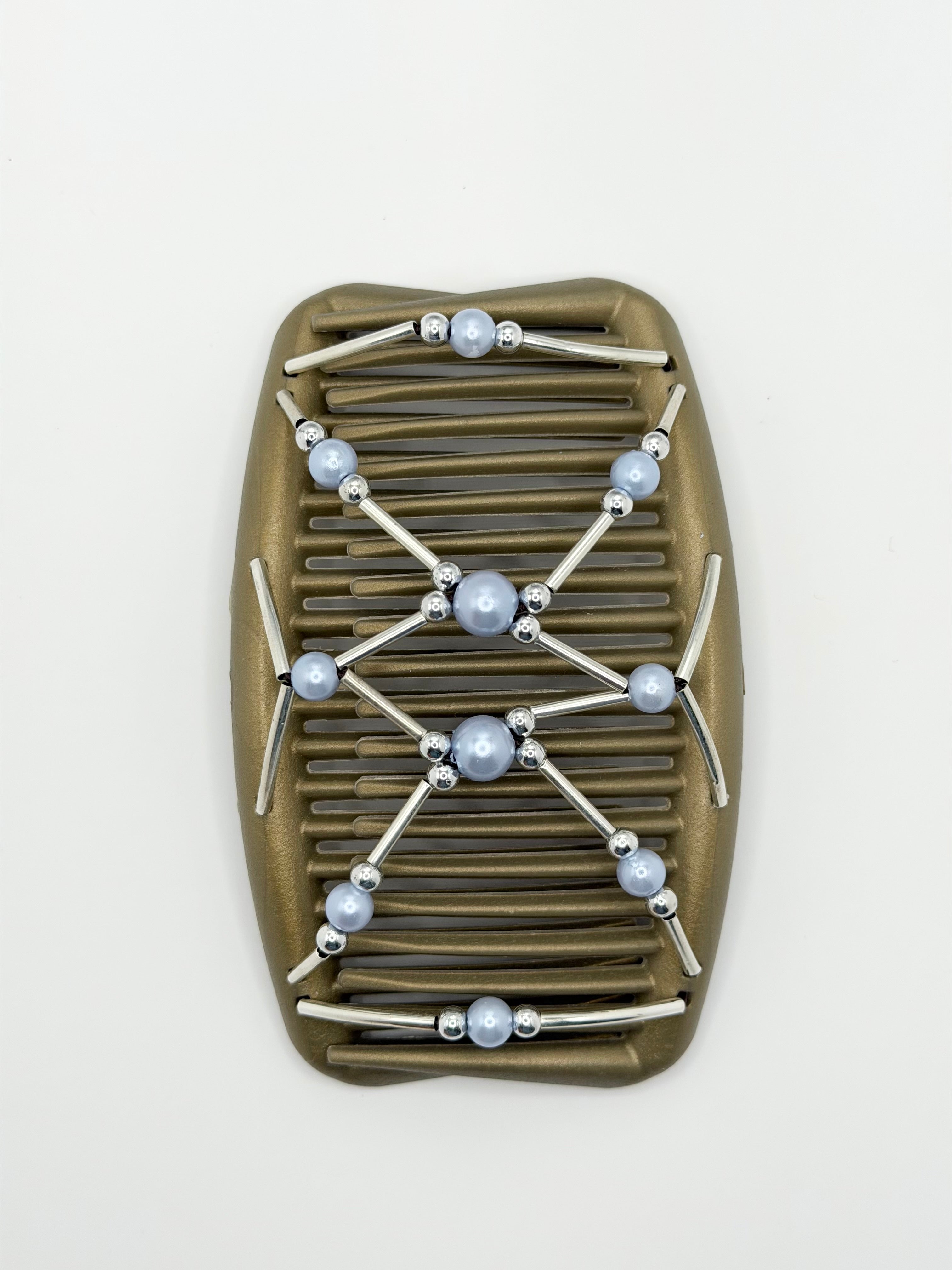 Tuby Silver Baby Blue Gold Comb