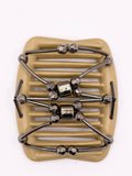 Tuby Charcoal  Hair Comb