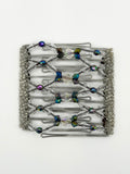 Clear Color Stainless Steel Hair Comb