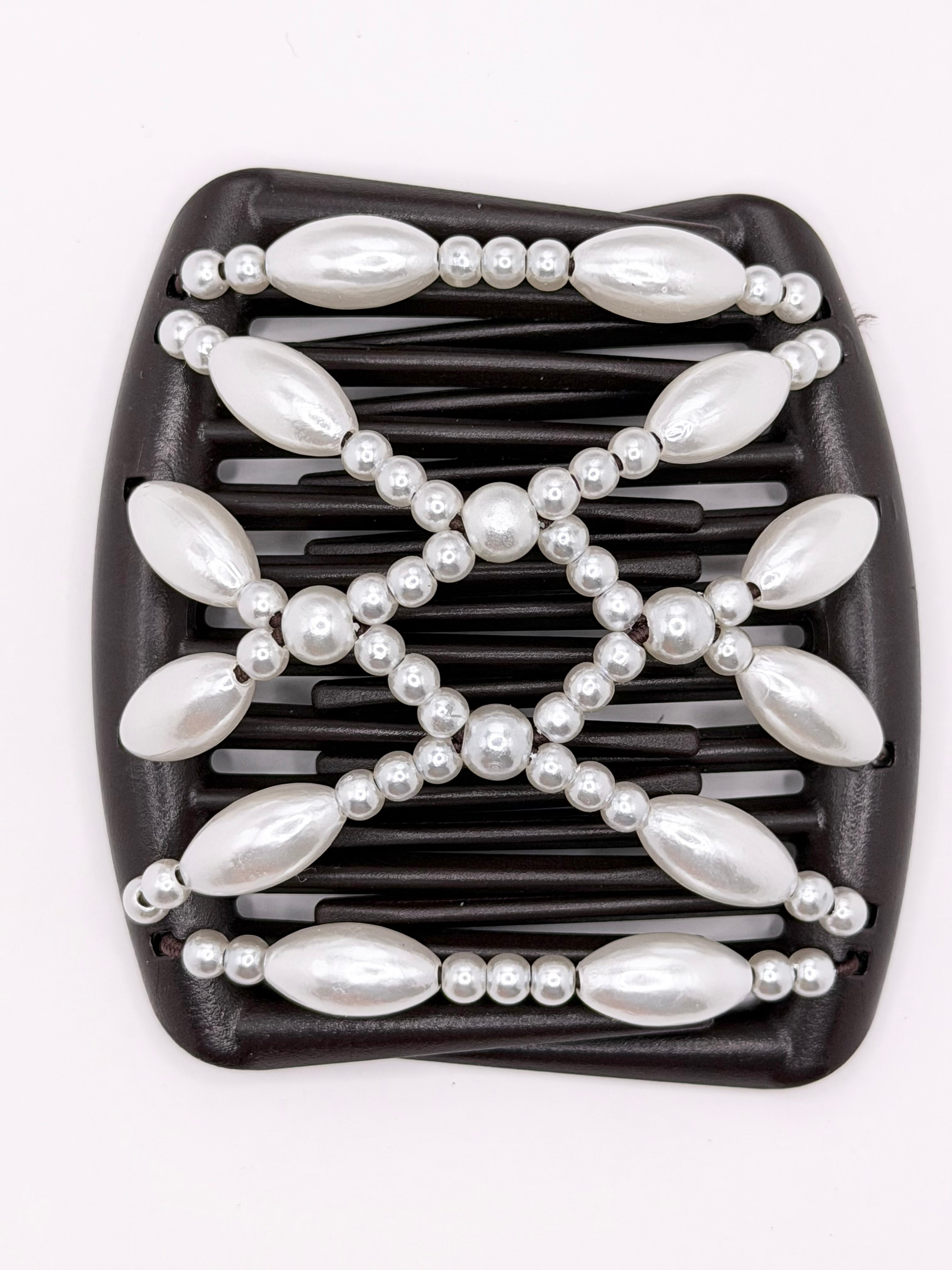 Pearl Silver Brown Comb