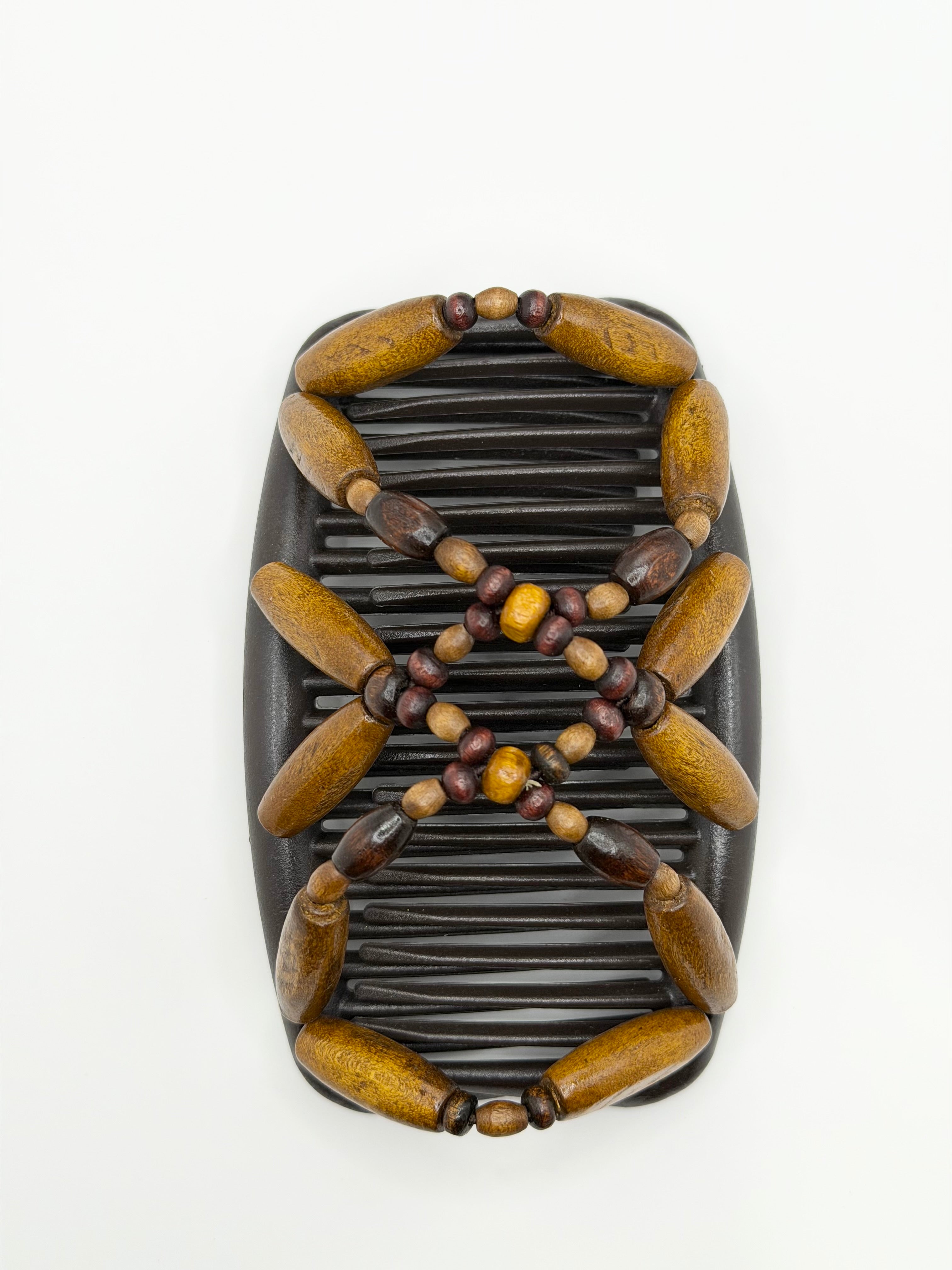 Tan and Brown Wood Brown Comb