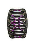 Majestic Silver & Purple Hair Comb