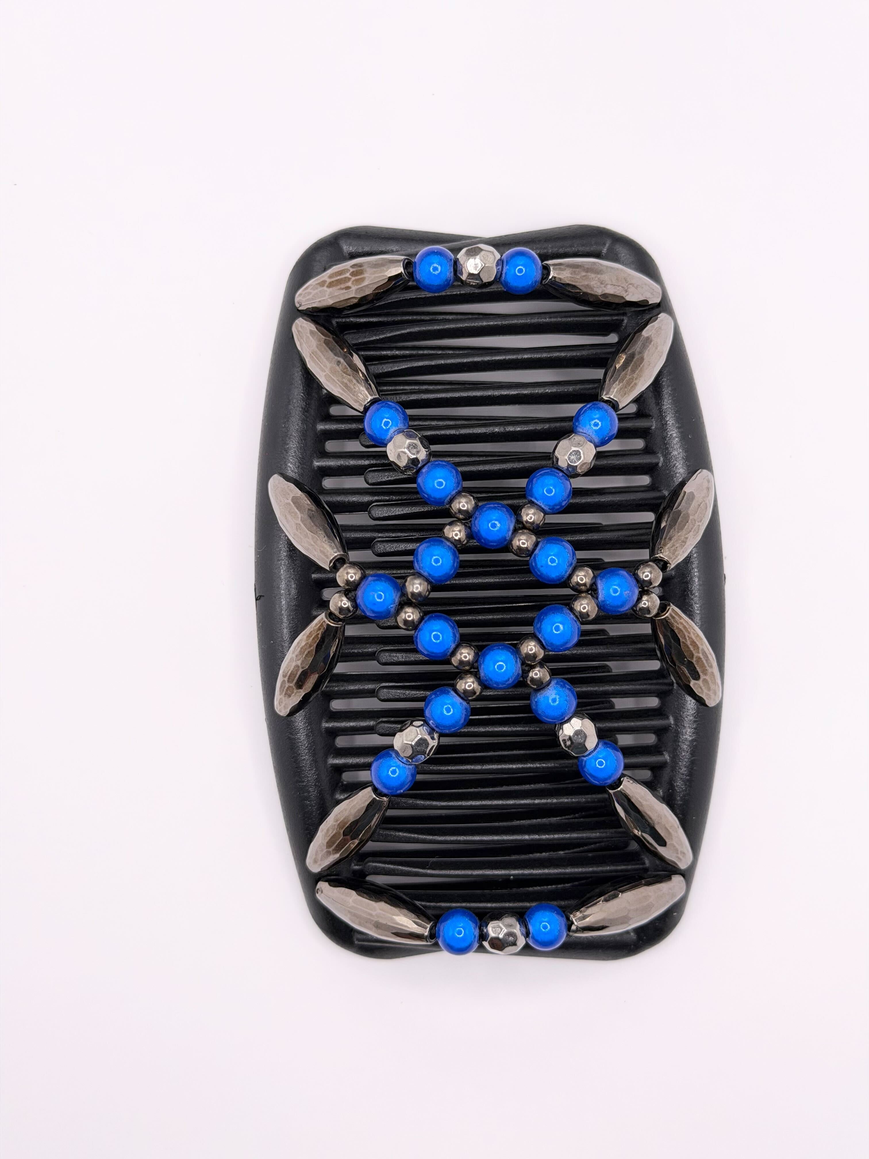 Majestic Charcoal Blue Black Comb