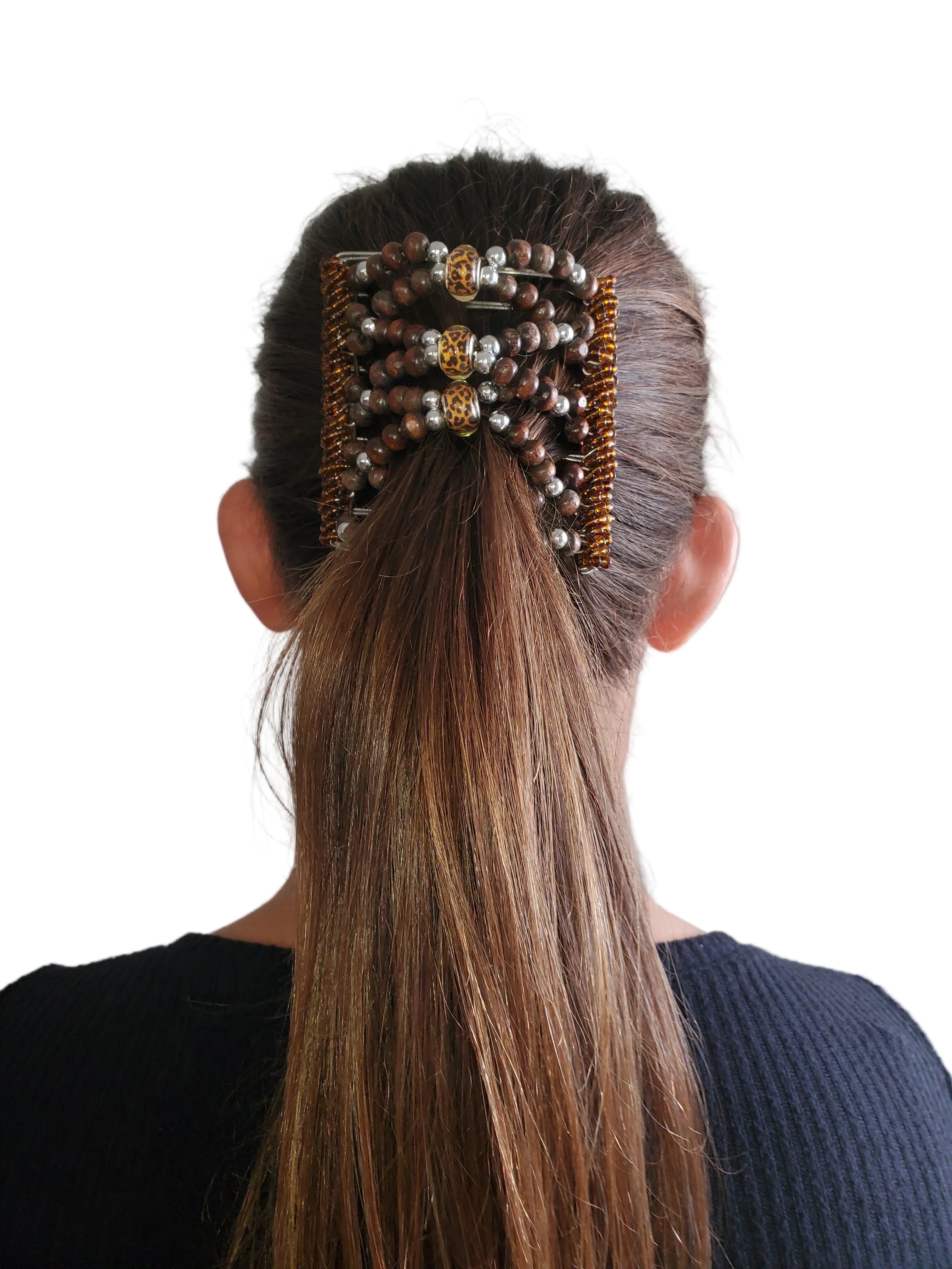 Cheetah Stainless Steel Hair Comb