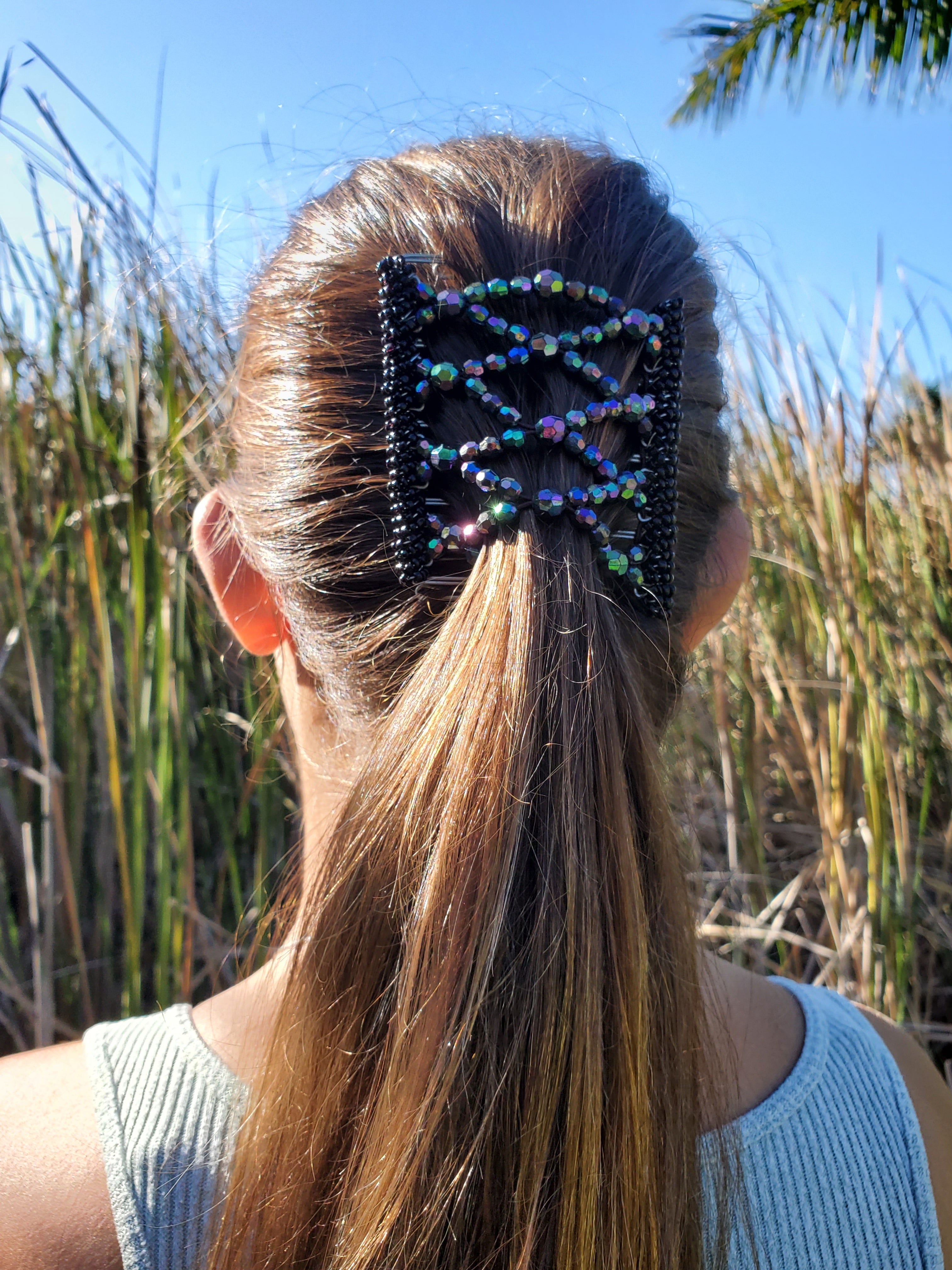 Aurora Stainless Steel Hair Comb